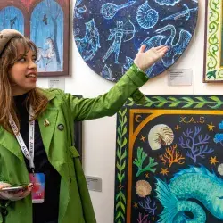 Mexican students exhibit works at international art fair