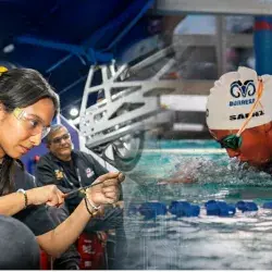 La atleta que hace robots 