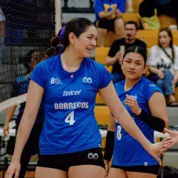 Con 16 años ya es campeona y seleccionada nacional en voleibol