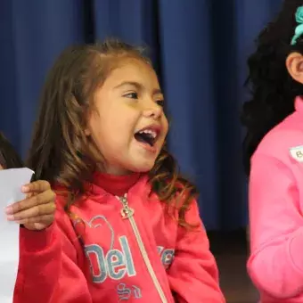 Niños disfrutando de posada en el Tec.