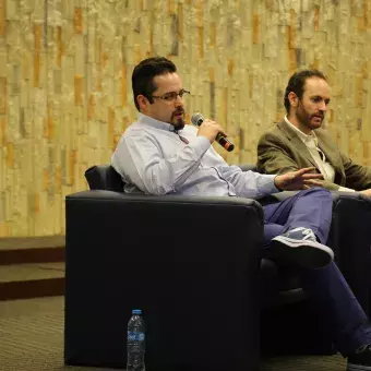 Participantes del panel ´La revolución del dinero´ .