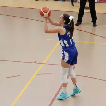 Daniela Rodríguez en partido 4