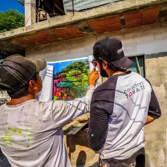 El proyecto busca convertir al Cerro de la Campana en un lugar de color y de convivencia.