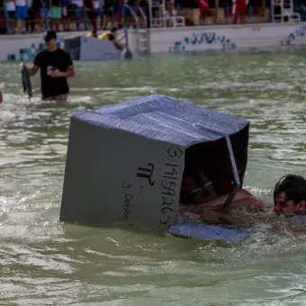 La Regata Industrial organizada por la Sociedad de Alumnos de Ingeniería Industrial y de Sistemas (SAIIS), se llevó a cabo en las instalaciones del parque acuático Ixtapan de la Sal en el Estado de México.