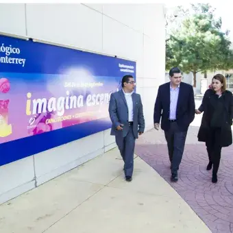 David Garza visita campus Hidalgo 