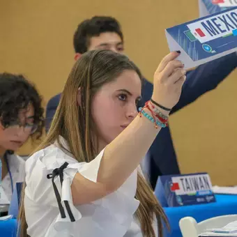 Delegada de México en TECMUN PrepaTec