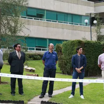 Preparados para la inauguración 