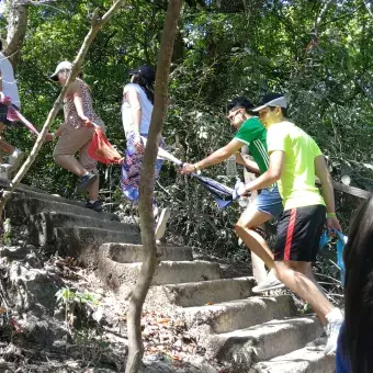 Alumnos en el Campamento Águilas