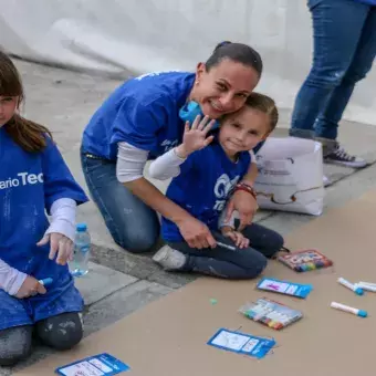 La comunidad del Tec Campus Toluca unió esfuerzos para pintar la escuela Miguel Hidalgo en San Antonio Buenavista