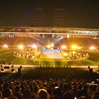 Inauguración del nuevo Estadio Borregos en el Tec campus Monterrey