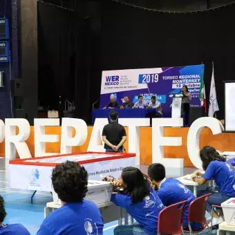 Estudiante se encuentra en la competencia.