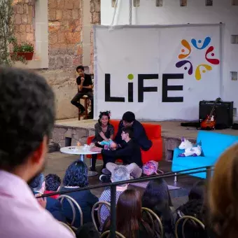 Canto, danza, música en el festival de arte del tec de monterrey en Zacatecas