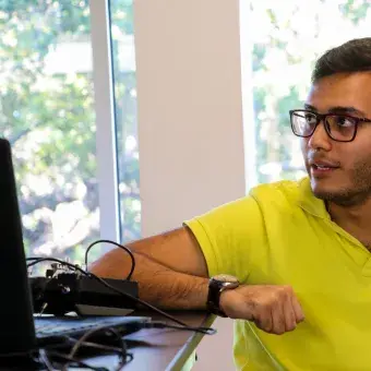 Alumno del Tecnológico de Monterrey viviendo su Semanai en campus Tampico