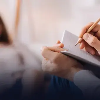 Foto sesión con psicólogo