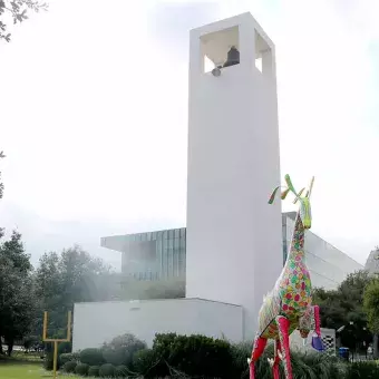 El Jardín de las Carreras fue uno de los sitios dipuestos para los Alebrijes.