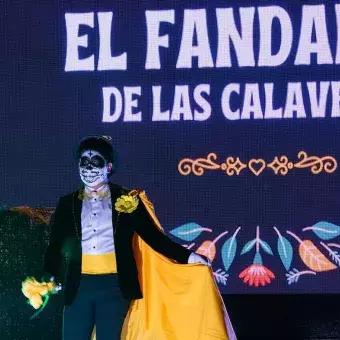 Vemos el escenario del "El Fandango de Las Catrinas"