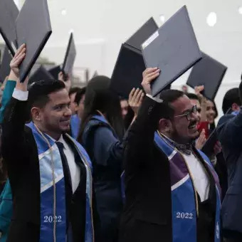 Ceremonia de graduación en el campus Aguascalientes