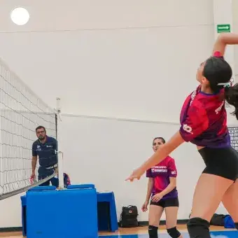 Se jugó voleibol en las diferentes categorías