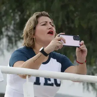 Familia y amigos se reunieron para apoyar a sus equipos