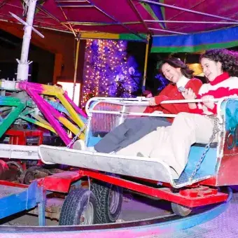 Juegos mecánicos en Fiestas Tec 2023 campus SLP