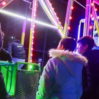 Juegos mecánicos en Fiestas Tec 2023 campus SLP