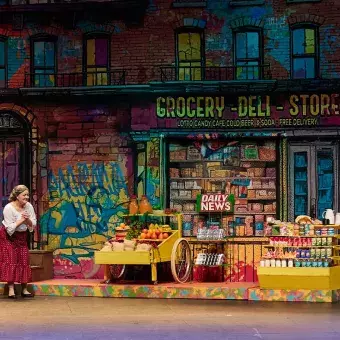 Escena de obra teatro musical In The Heights