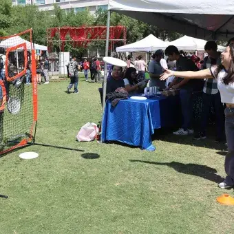 Los asistentes pudieron participar en dinámicas en cada stand.