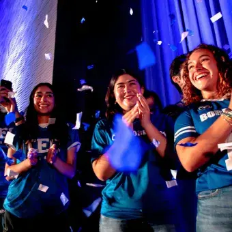 Estudiantes en la celebración del 50 aniversario del Tec de Monterrey campus Laguna