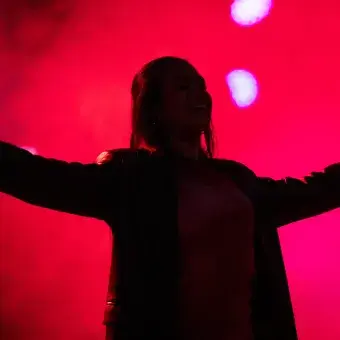 Estudiantes y EXATEC de campus Hidalgo durante su presentación en Ensamble Legacy