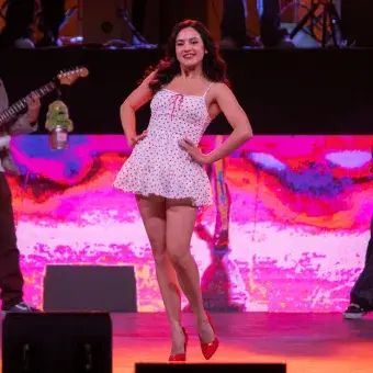 Estudiantes y EXATEC de campus Hidalgo durante su presentación en Ensamble Legacy