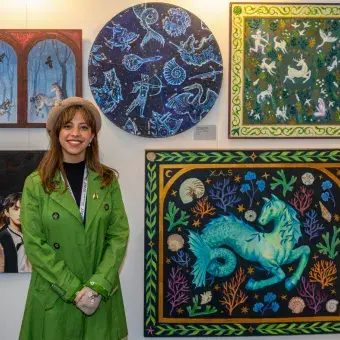 Por primera vez, estudiantes del Tec de Monterrey contaron con un stand propio en BADA, una feria internacional de arte.