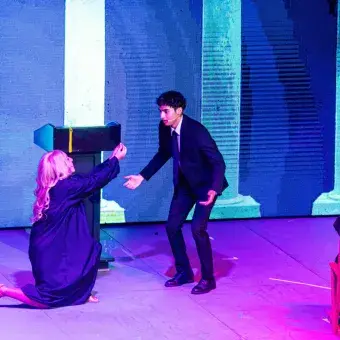 Estudiantes del Tec de Monterrey campus Laguna presentan el musical Legalmente Rubia en el Teatro Isauro Martínez