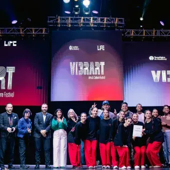 Alumnos en premiación Tec Dance 2026.