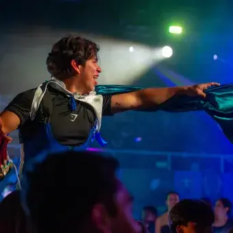 Interacción con el público en Los Sonidos del Ring