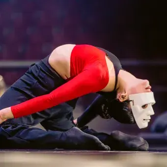 Estudiantes participando en el concurso Tec Dance 2026.