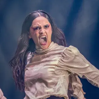 Estudiante durante la final de Tec Dance 2026.