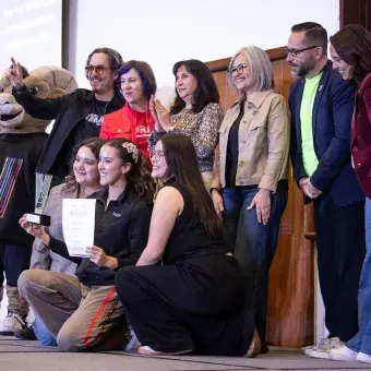 Alumna ganadora del tercer lugar de Tec Talent
